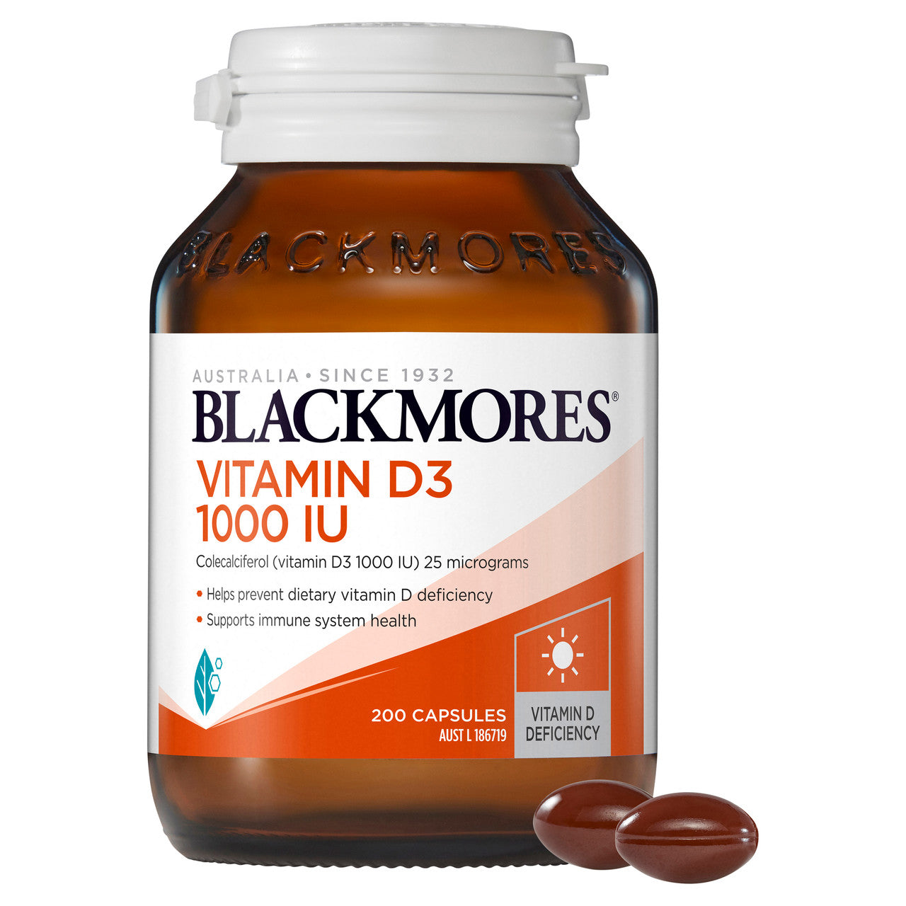 Blackmores 維生素D3 1000IU 200粒