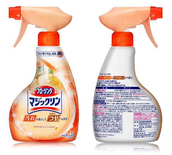 日本進口 kao花王 地板清潔劑噴霧 (柑橘香) 400ml